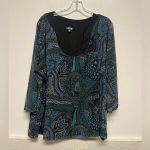 Plus Size Whimsical Blouse Top